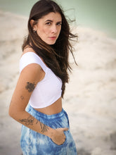 Cargar imagen en el visor de la galería, Blue Sky Tie Dye Samurai Pant