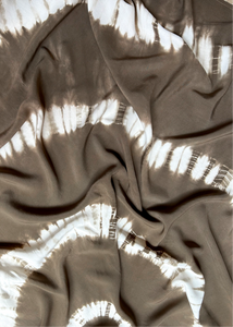 Kaki Circle Tie Dye Pareo