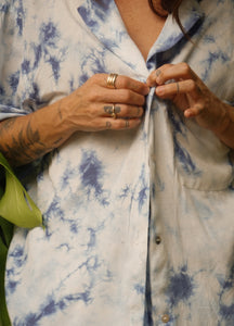 Camisa Botones Blue Sky Tie Dye
